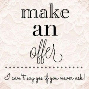 Make me an offer 🤗